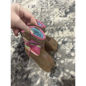 Twister Western Infant Baby Cowboy Boots‎ Embroidered Western Shoes Size Infant